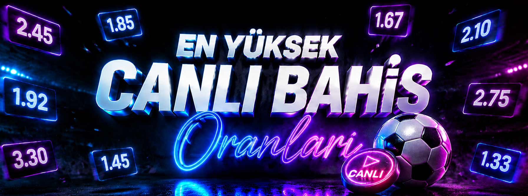 En Yüksek Canlı Bahis Oranları